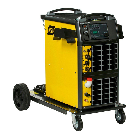 ESAB Origo Tig 4300i AC/DC Betriebsanweisung