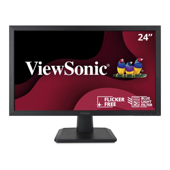 ViewSonic VA2452S Bedienungsanleitung