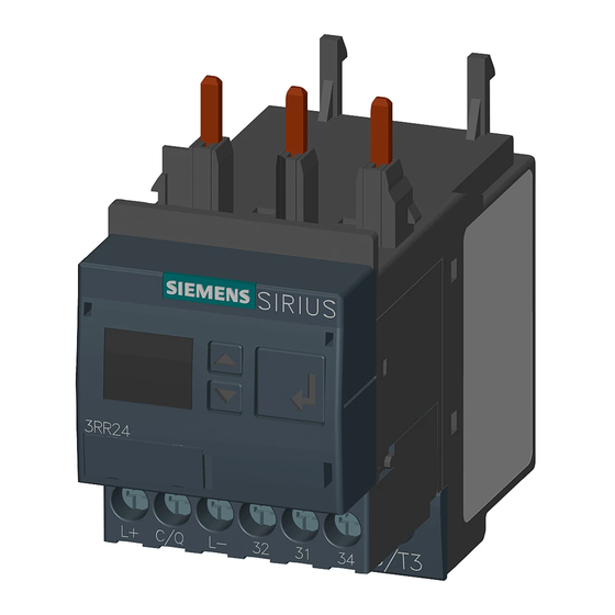 Siemens SIRIUS 3RR2443 Handbücher