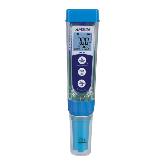 APERA INSTRUMENTS Premium-Serie Bedienungsanleitung