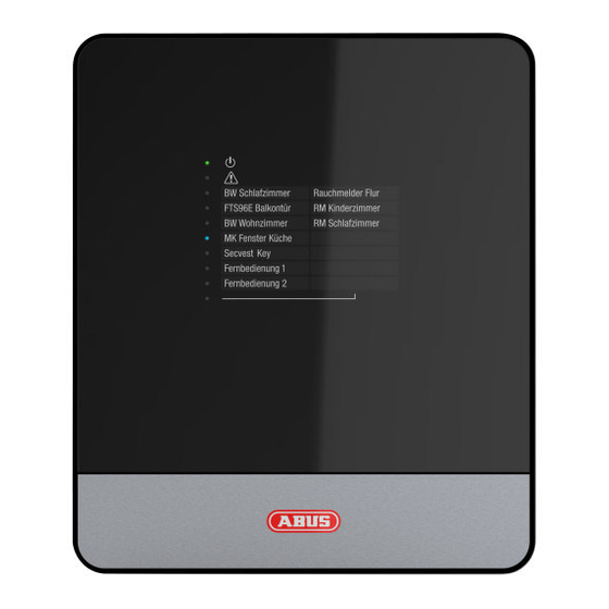 Abus Secvest IP Kurzanleitung