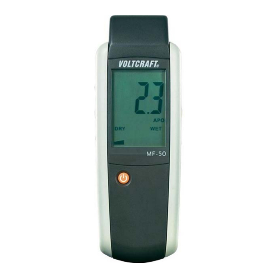 VOLTCRAFT MF-50 Bedienungsanleitung