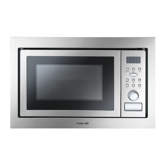 Foster Micro+Grill S1000 Bedienungsanleitung