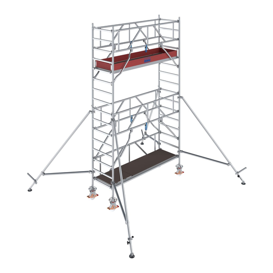 KRAUSE STABILO Professional 1000 Aufbau- Und Verwendungsanleitung