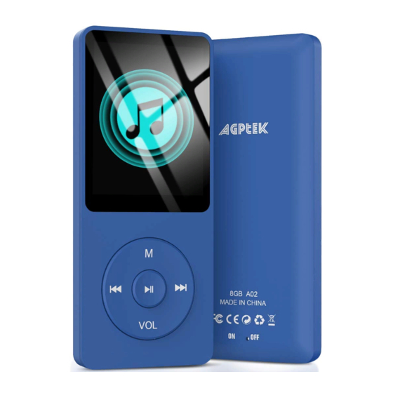 AGPtek A02 Bedienungsanleitung