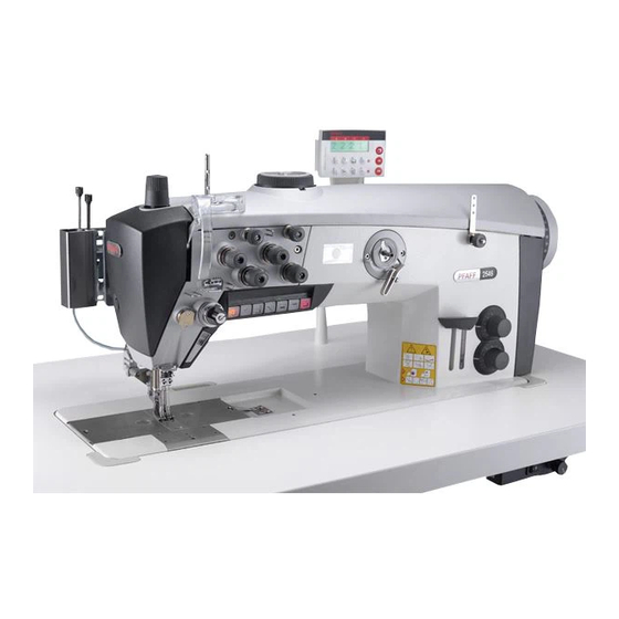 Pfaff Industrial POWERline 2545 Justieranleitung