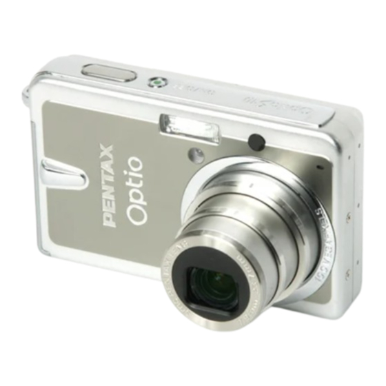 Pentax Optio S10 Handbuch
