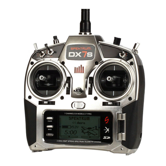 Spektrum dx7s Bedienungsanleitung