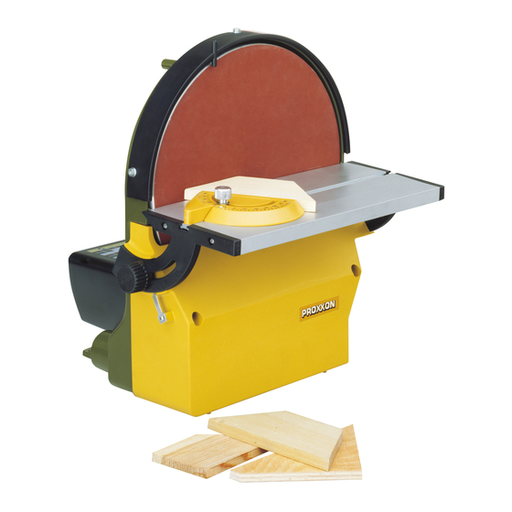 Proxxon TSG 250/E Gebrauchsanleitung