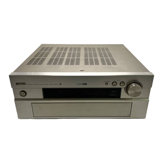 Yamaha DSP-AX3200 Bedienungsanleitung