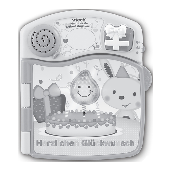 VTech Meine erste Geburtstagskarte Bedienungsanleitung
