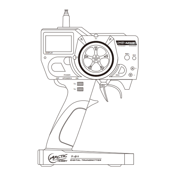 Arctic T-01 Radio Transmitter Bedienungsanleitung