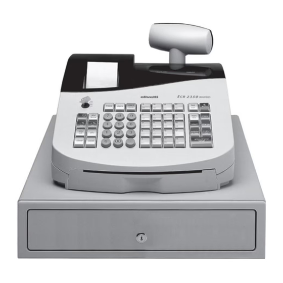 Olivetti ECR 2350 euro Kurzanleitung