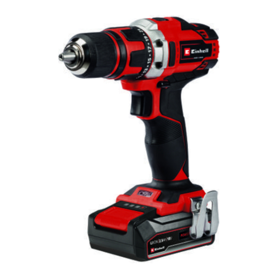 EINHELL TE-CD 18/40-1 Li Originalbetriebsanleitung