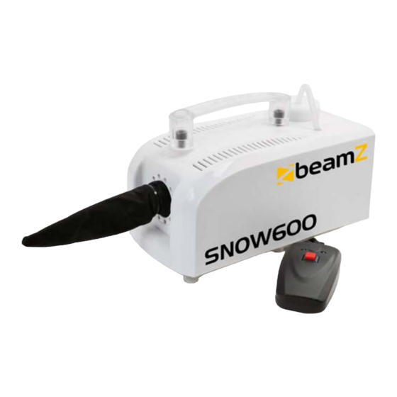 Beamz SNOW600 Bedienungsanleitung
