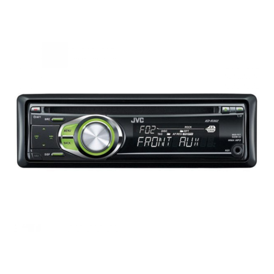 JVC KD-R501 Bedienungsanleitung