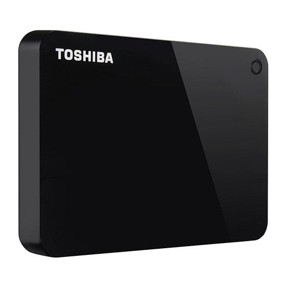 Toshiba CANVIO ADVANCE Benutzerhandbuch