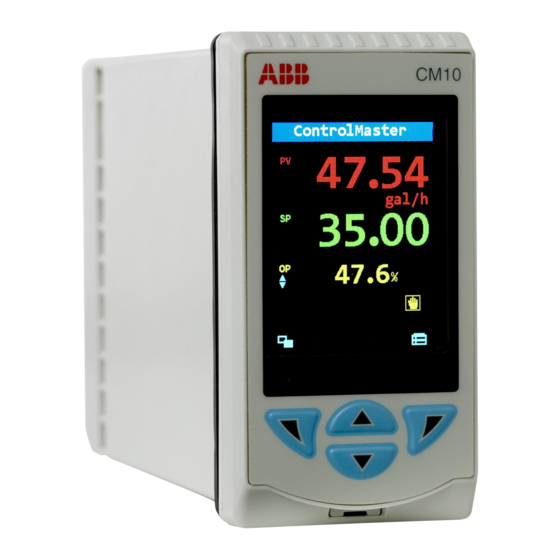ABB ControlMaster CM10 Anweisung Zur Inbetriebnahme