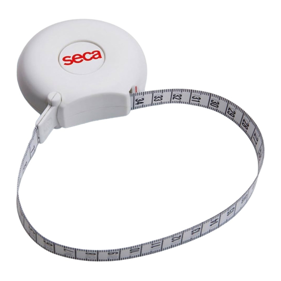 Seca 201 Kurzanleitung