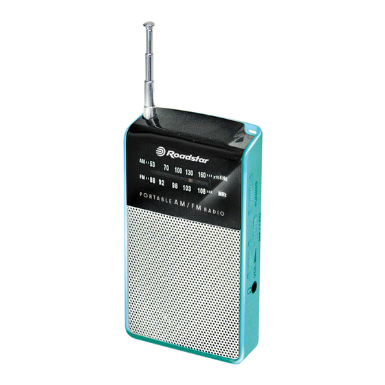 Roadstar TRA-2195 Schnellstartanleitung