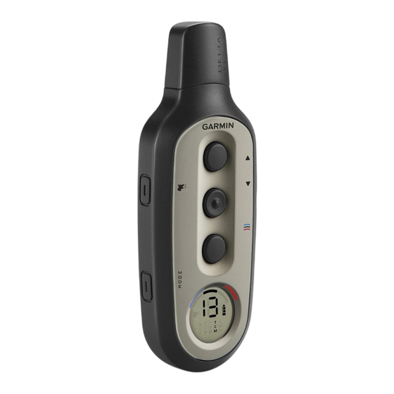 Garmin Delta XC Series Bedienungsanleitung