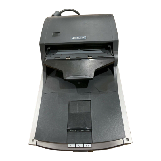 Microtek ArtixScan DI 4020 Handbuch