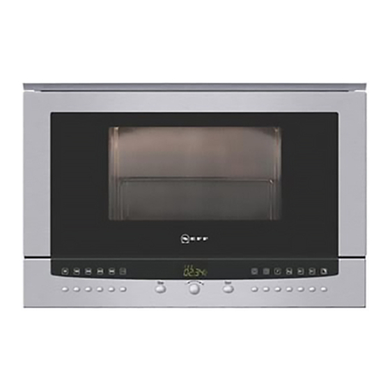 NEFF H 5474 A0 Gebrauchsanleitung