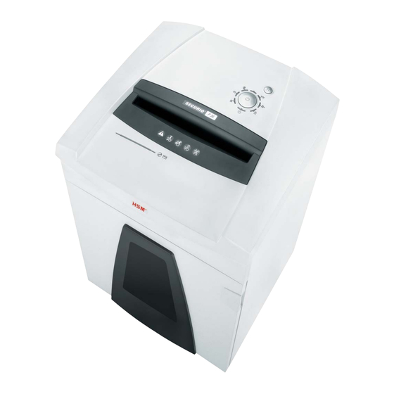 HSM Securio P 36 Betriebsanleitung