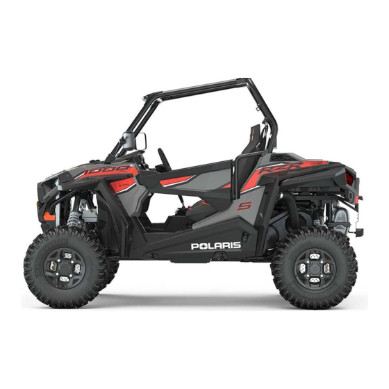 Polaris RZR S 1000 2020 Betriebsanleitung Für Wartung Und Sicherheit