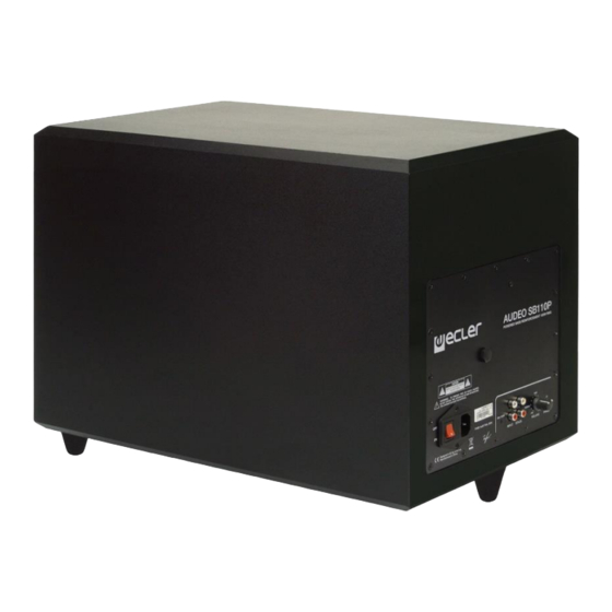 Ecler AUDEOSB110P Bedienungsanleitung
