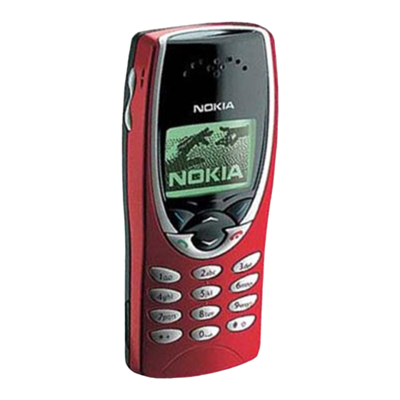Nokia  8210 Bedienungsanleitung