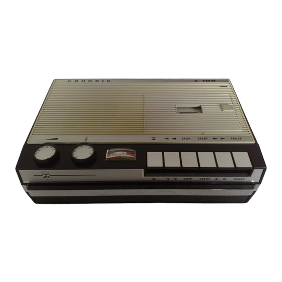 Grundig C 100 Service