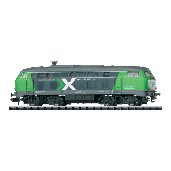 Minitrix 225 073-6 AIXrail Handbücher