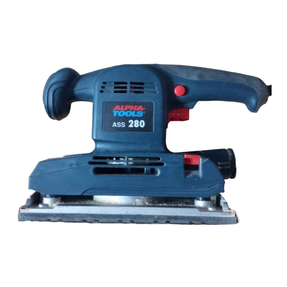 Alpha tools ASS 280 Gebrauchsanweisung