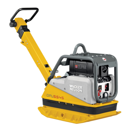 Wacker Neuson DPU 5545H Betriebsanleitung