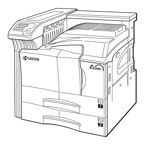 Kyocera Ecosys FS-9120DN Installationsanweisung