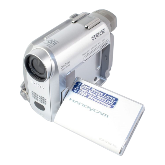 Sony Handycam DCR-HC16E Bedienungsanleitung