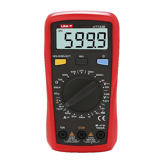 Clas Ohlson UT133B Bedienungsanleitung