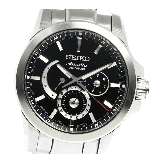 Seiko 6R20 Bedienungsanleitung