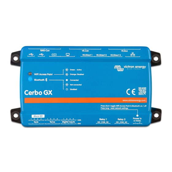 Victron energy Cerbo GX Handbuch