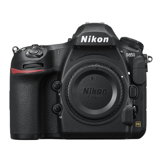 Nikon D850 Handbuch