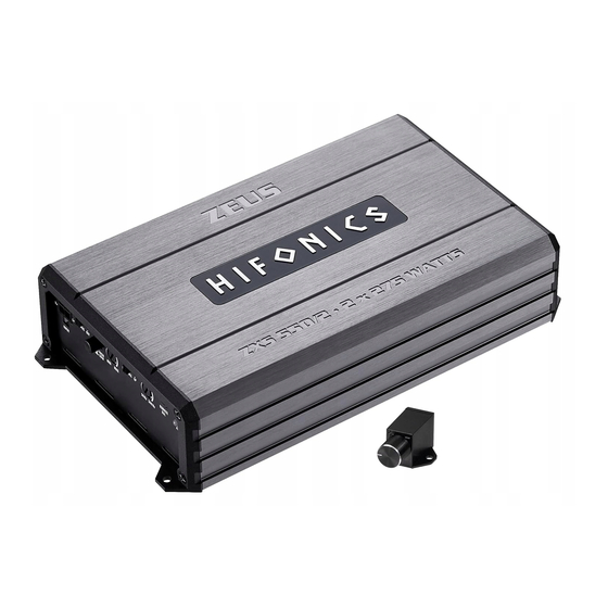 Hifonics ZEUS STREET ZXS550/2 Bedienungsanleitung