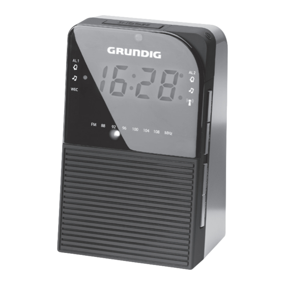 Grundig Sonoclock 790 DCF Bedienungsanleitung