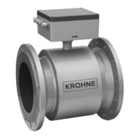 KROHNE TIDALFLUX 4300 F Handbuch