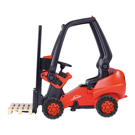 BIG Linde Forklift Gebrauchsanleitung