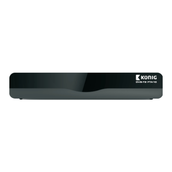 Konig DVB-T2 FTA10 Anleitung