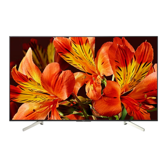 Sony BRAVIA serie Einrichtungshandbuch