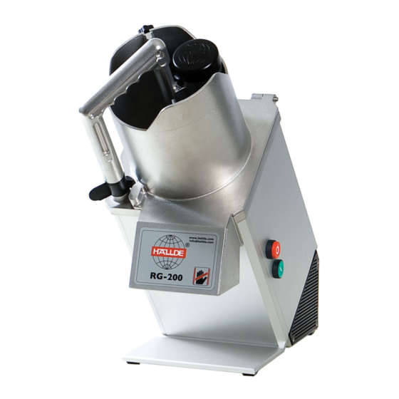 Hallde RG-200 Bedienungsanleitung