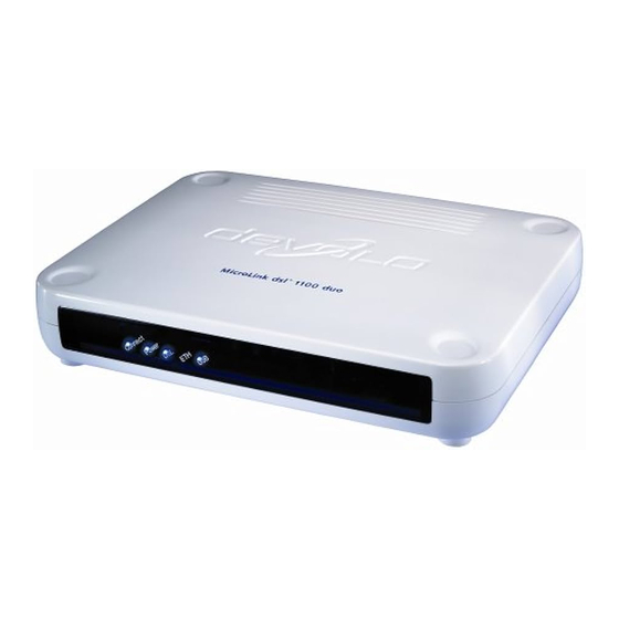 Devolo dsl+ 1100 duo Handbuch