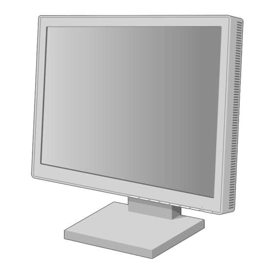 NEC MultiSync LCD1860NX Bedienungsanleitung